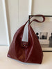 Lena | Stilvolle Hobo-Tasche mit Knopfverschluss