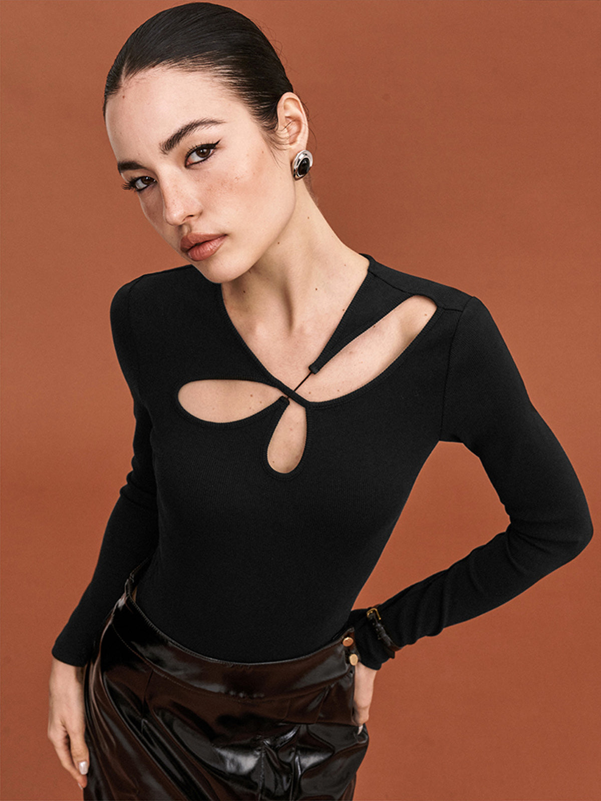 Clara | Cutout Skinny Bodysuit