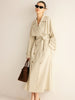 Clara | Eleganter Plissierter Trenchcoat mit Gürtel