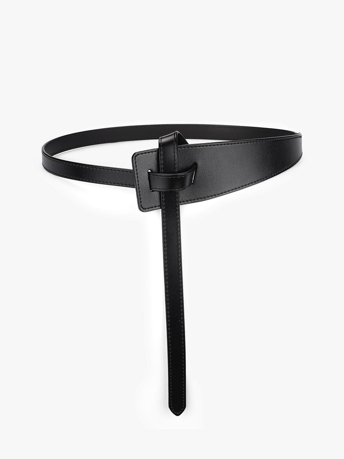 Leon | Asymmetrischer Ledergürtel mit Knoten