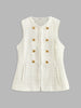 Carla | Elegantes Tweed-Top mit Rundhalsausschnitt