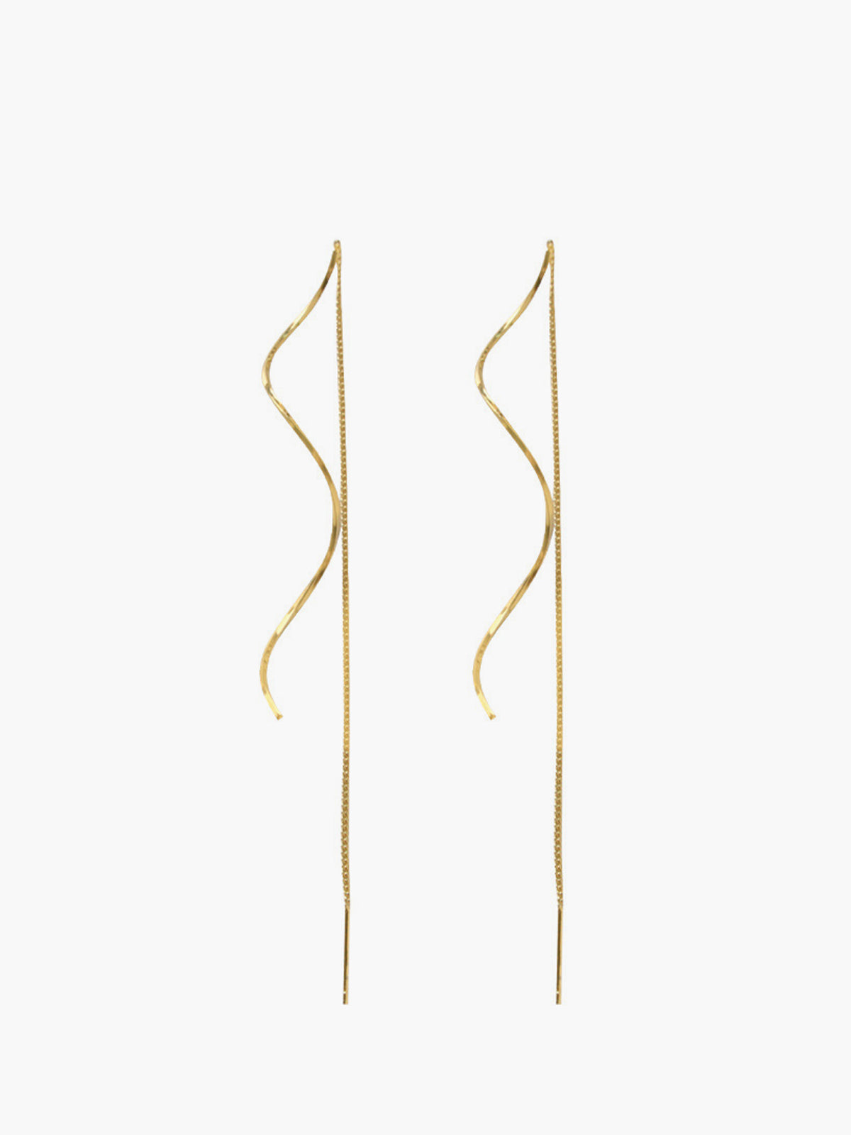 Sofia | Funkelnde Spiral-Tassel-Ohrringe