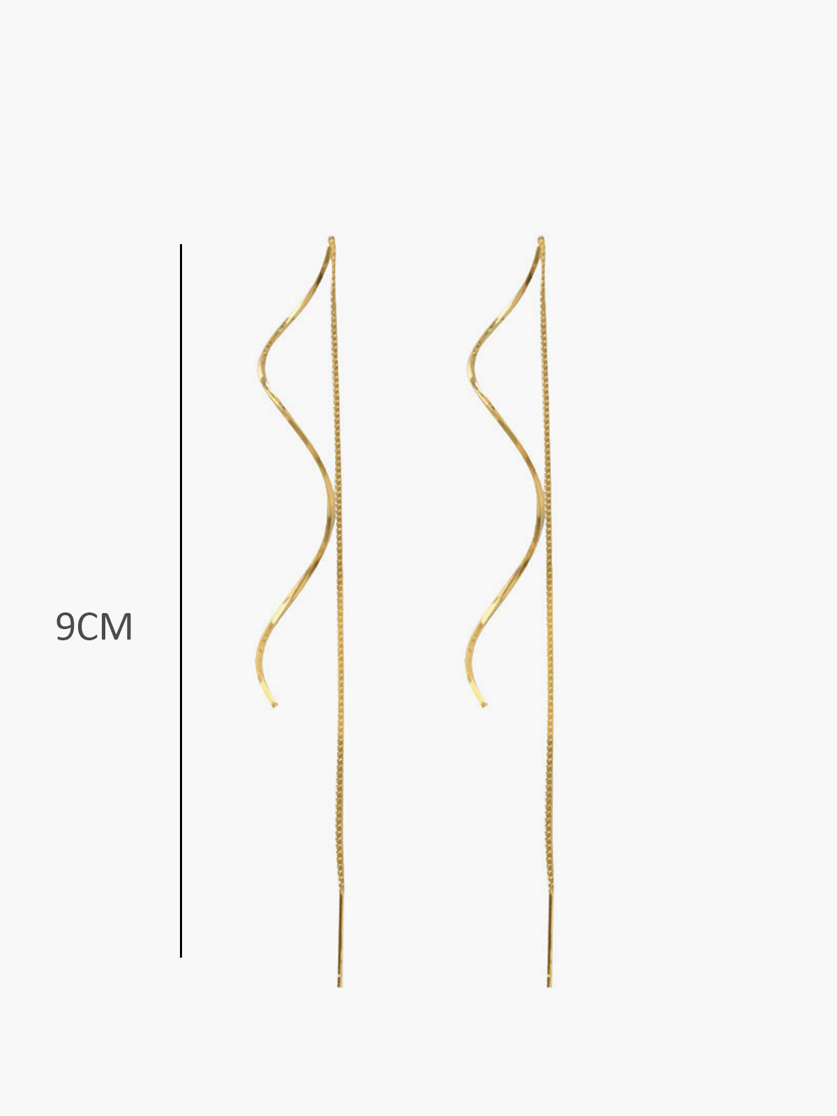 Sofia | Funkelnde Spiral-Tassel-Ohrringe