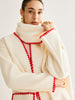 Clara | Eleganter Tweed-Mantel mit passendem Schal