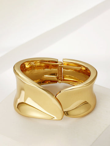 Marie | Goldenes Tunnelarmband