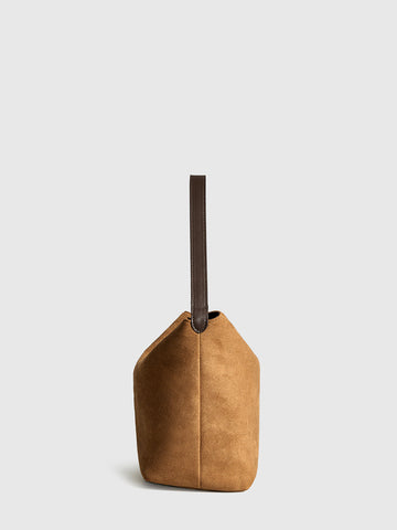 Sophie | Minimalistische Reißverschluss-Kissen Schultertasche