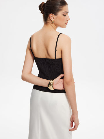 Clara | Charmantes Cami Top mit Spitzenbesatz
