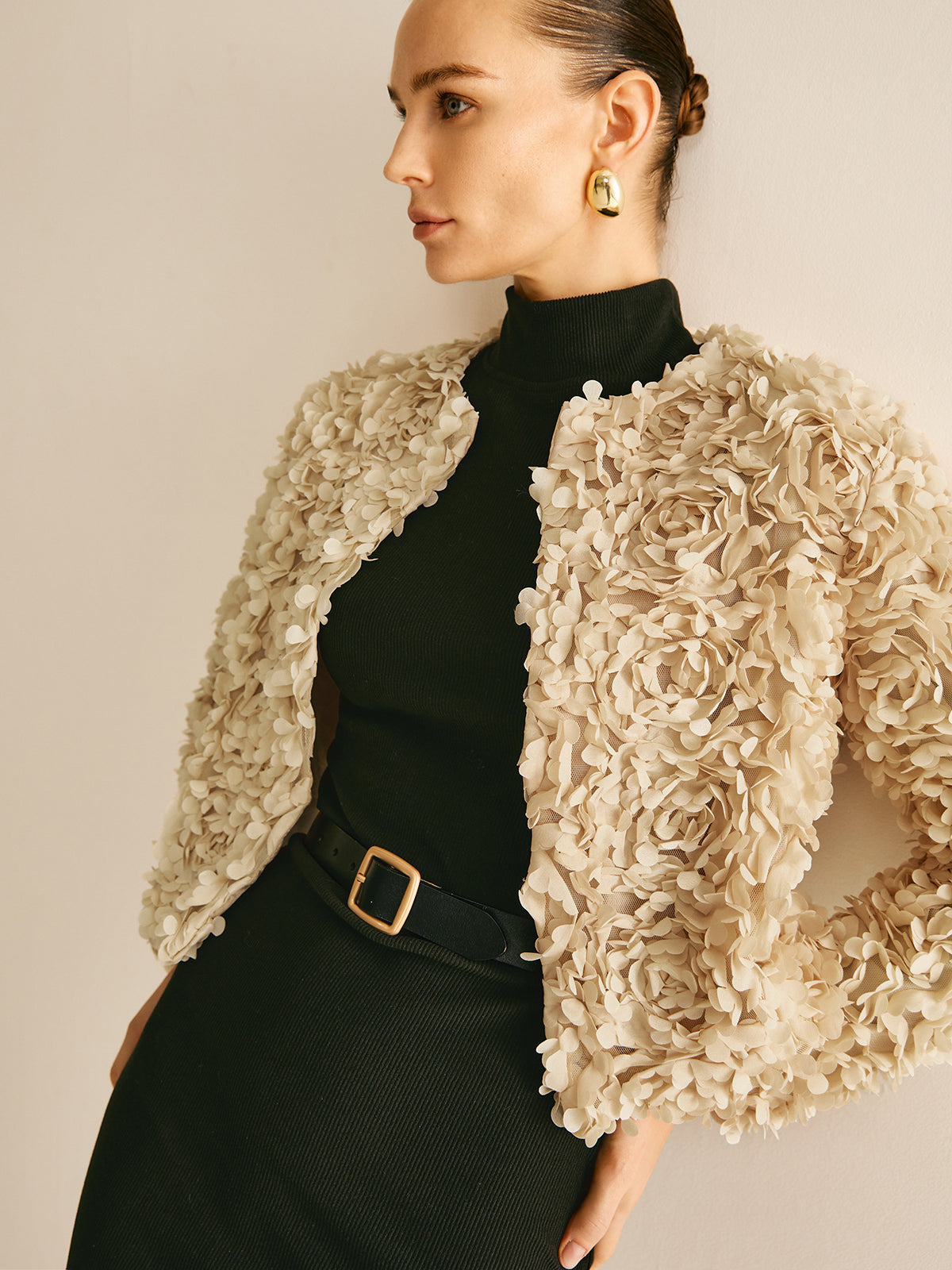 Clara | Eleganter Blazer mit Blumenmuster