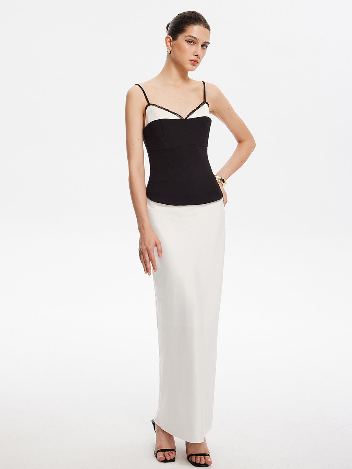 Clara | Charmantes Cami Top mit Spitzenbesatz