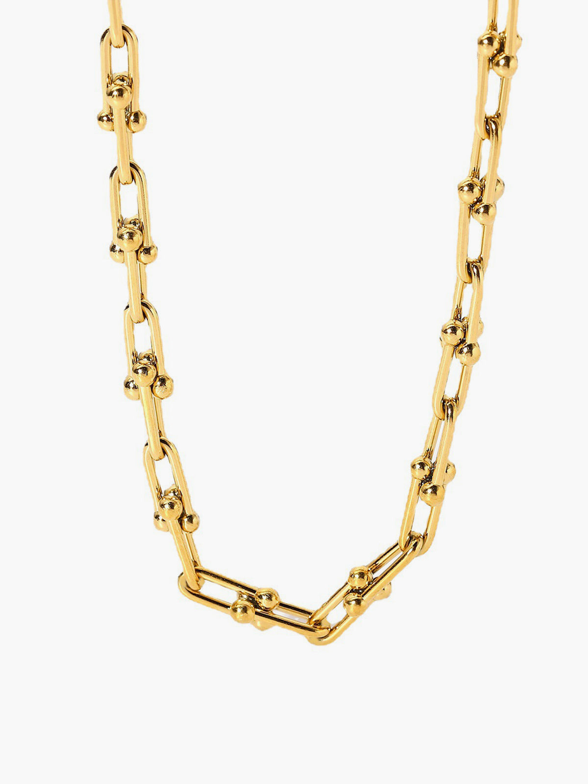 Leo | Bambus Clavicle Choker mit Pferdebeschlag