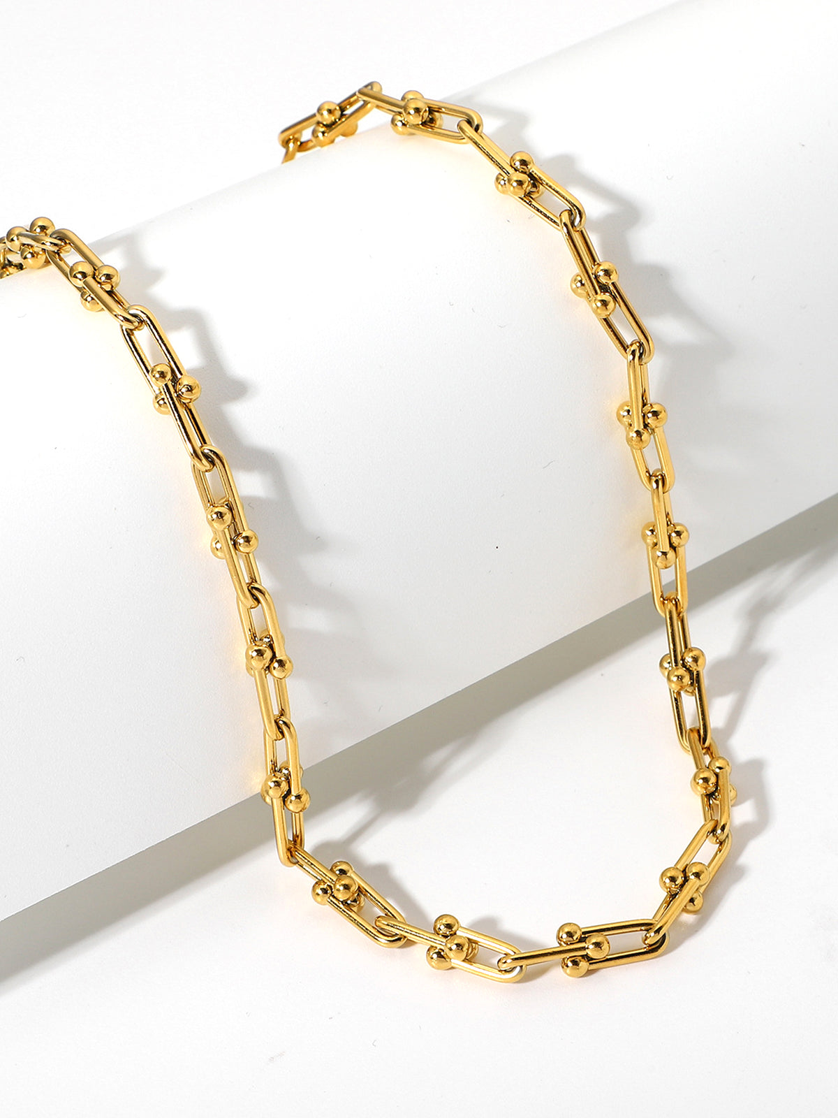 Leo | Bambus Clavicle Choker mit Pferdebeschlag