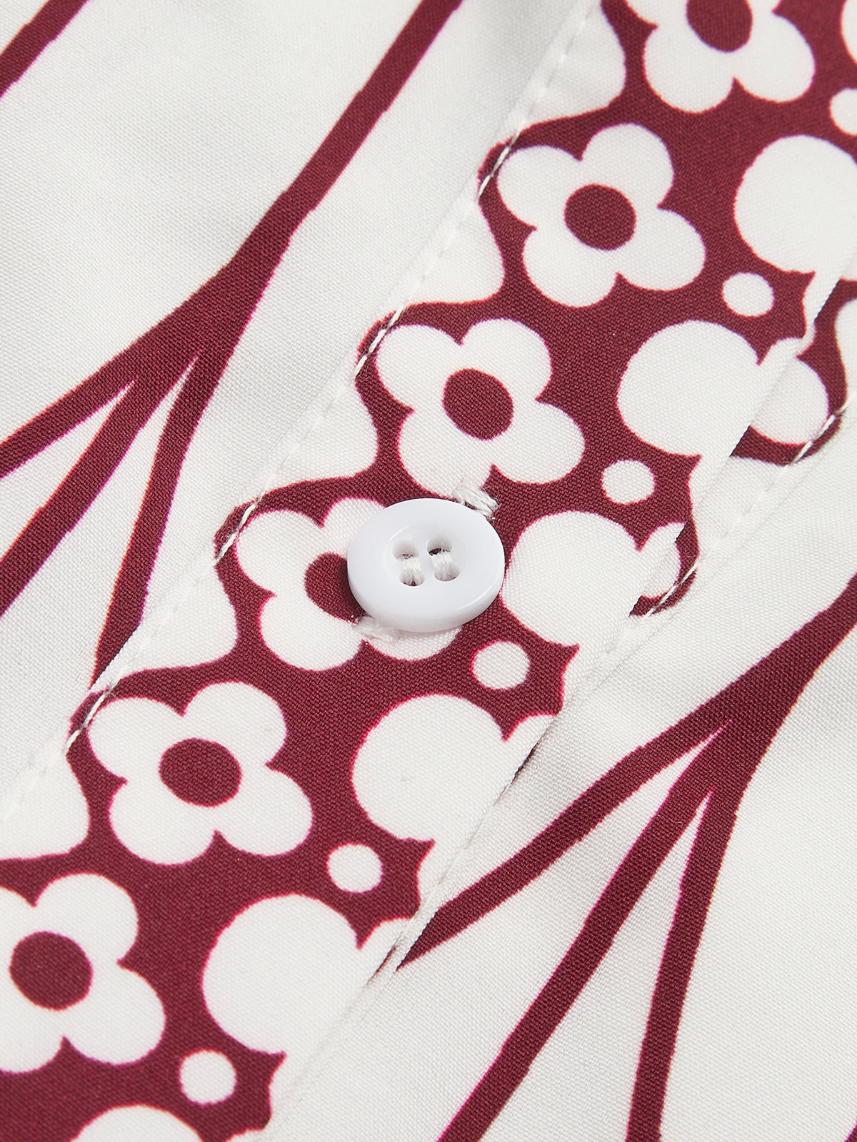 Sofia | Elegantes Boheme Kleid mit Standkragen und Split-Details