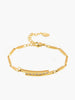Anton | Elegantes Strass Armband aus Titanstahl