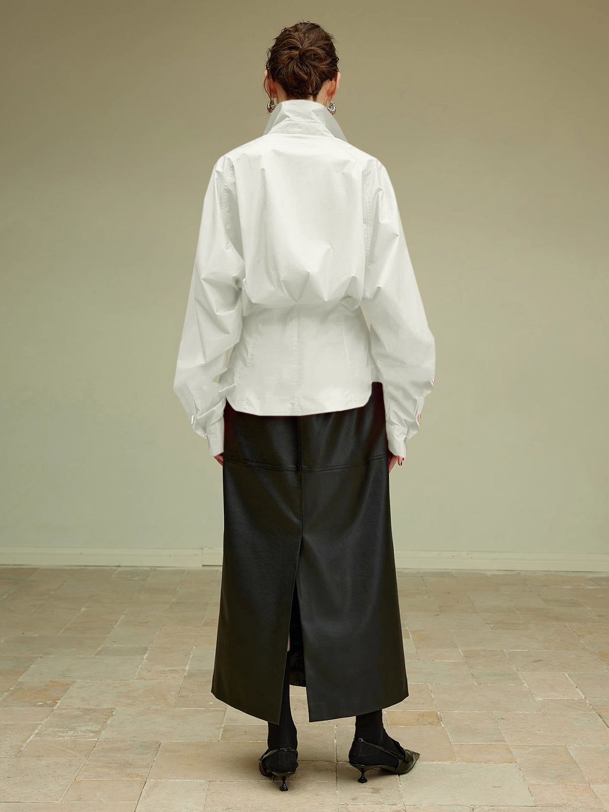 Felix | Baumwoll-Polohemd mit seitlichen Falten