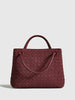 Verena | Elegante Wildleder Woven Tote Bag