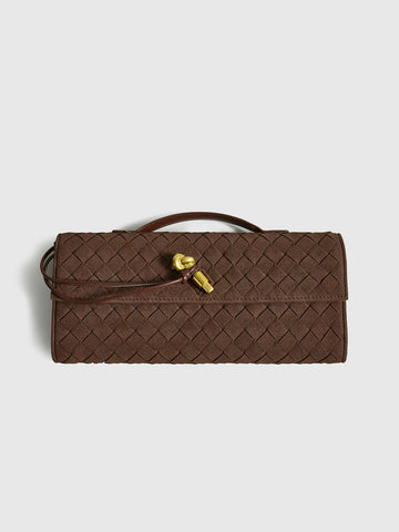Clara | Elegante Wildlederimitat Clutch