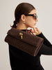 Clara | Elegante Wildlederimitat Clutch