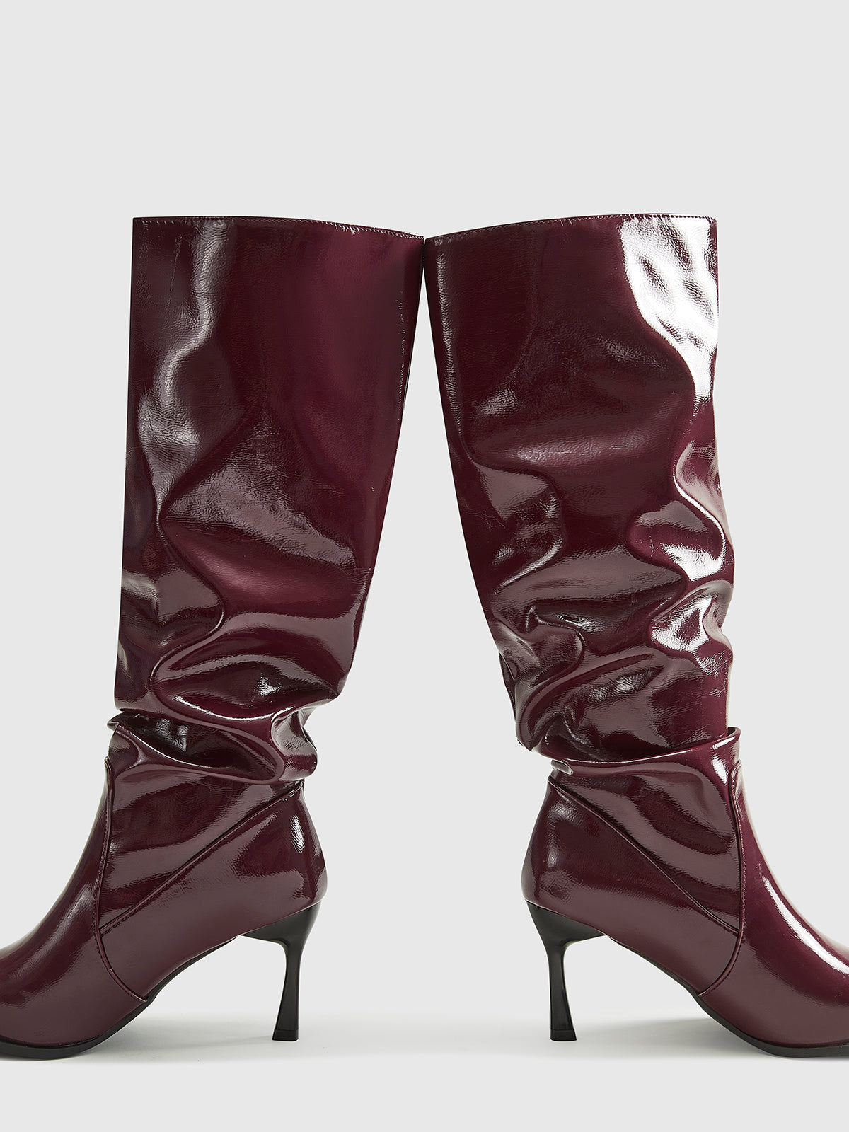 Leonie | Plissierte Knöchel-Stiefel mit spitzem Zehenbereich