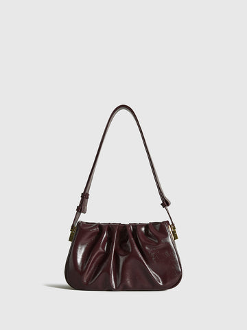 Lena | Stilvolle Falten-Schultertasche
