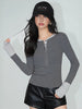 Clara | 2-in-1 Color Block Jersey-Top