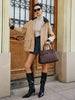 Klara | Elegante Ledertasche mit Griff