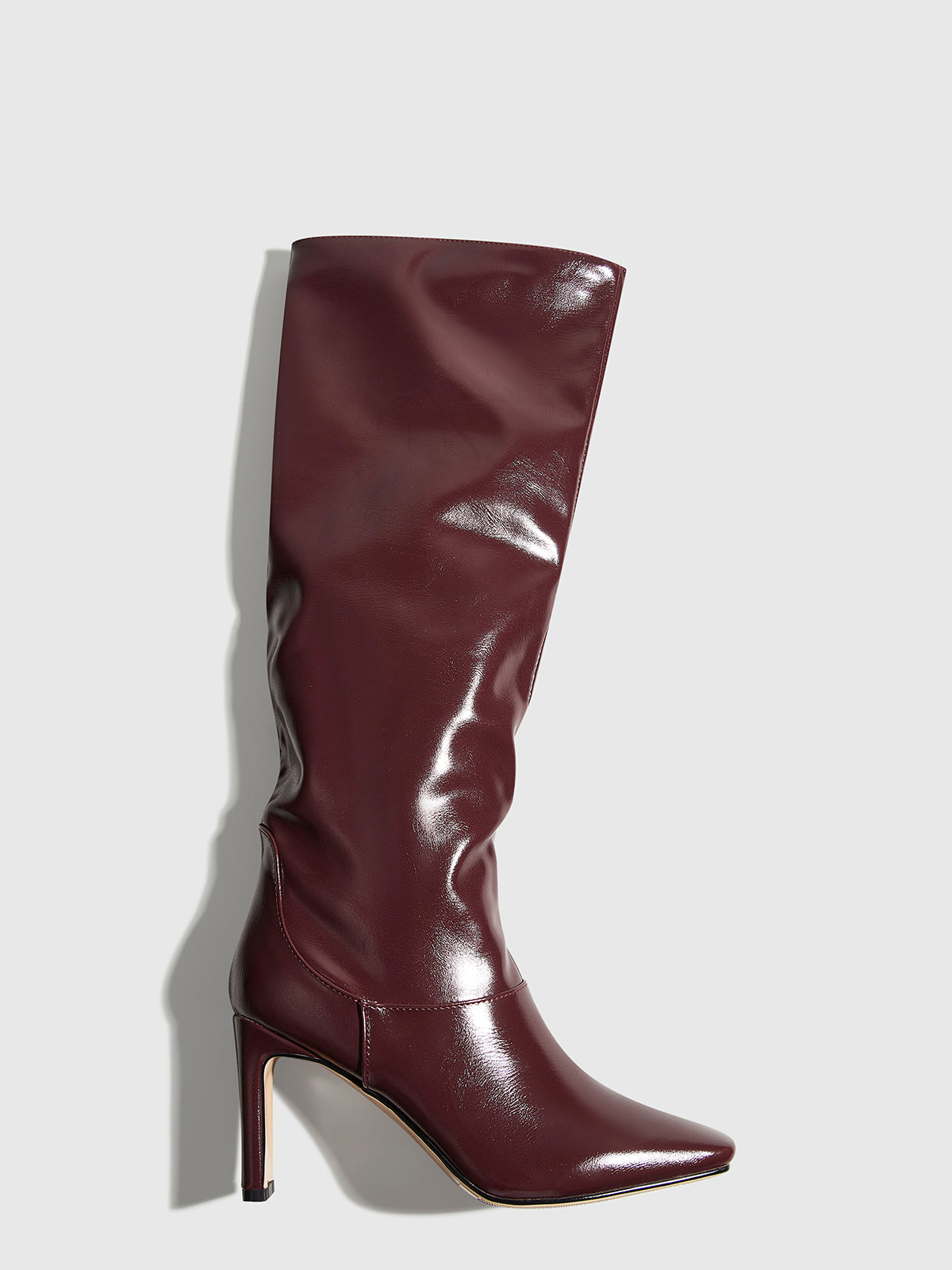 Anna | Elegante kniehohe Stiefel mit Quadratzehen