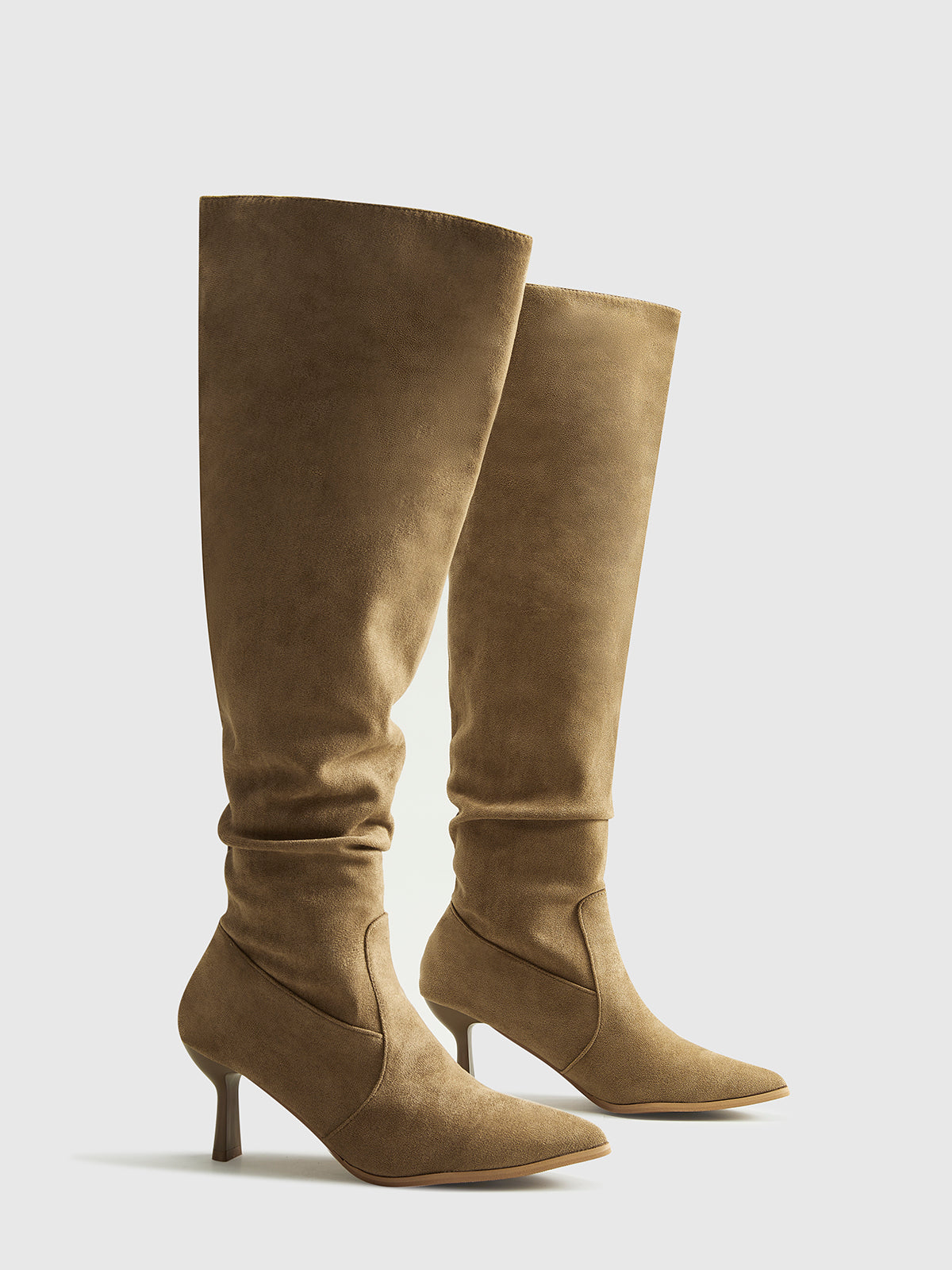 Lena | Elegante Knielange Stiefel aus Wildleder