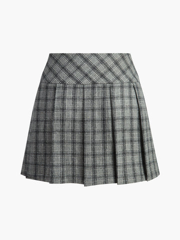 Sophie | Gefütterter Minirock mit Reißverschluss