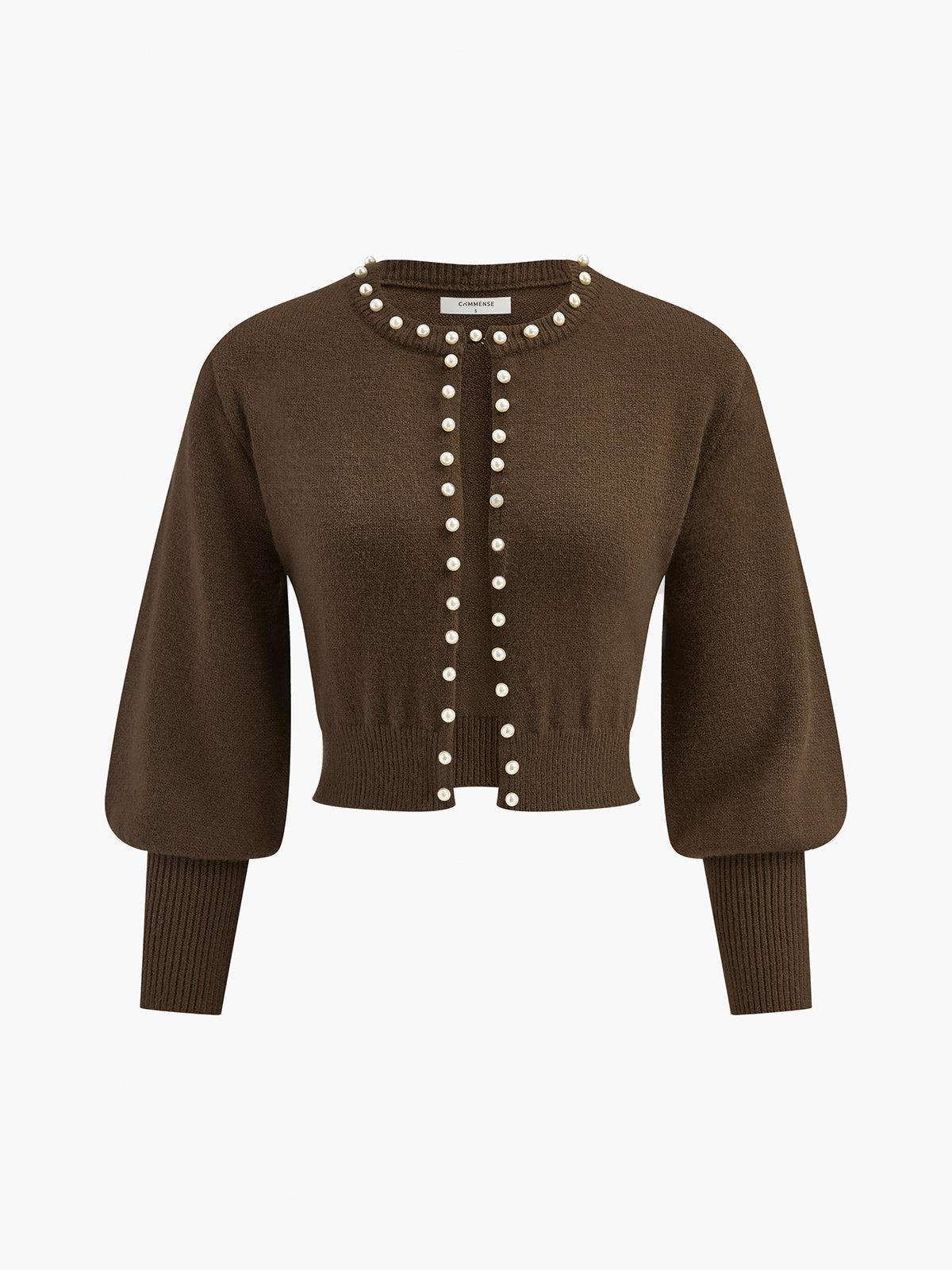 Clara | Elegantes Strickoberteil mit Lantern-Ärmeln