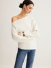 Anja | Asymmetrisches Stricktop mit Wollmischung
