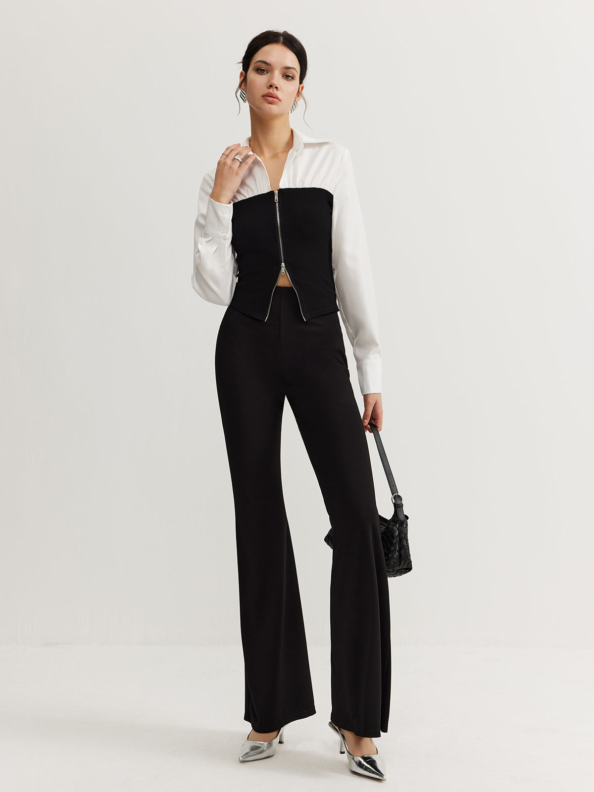 Max | Polo-Shirt mit Farbblock und Zwei-Wege-Reißverschluss