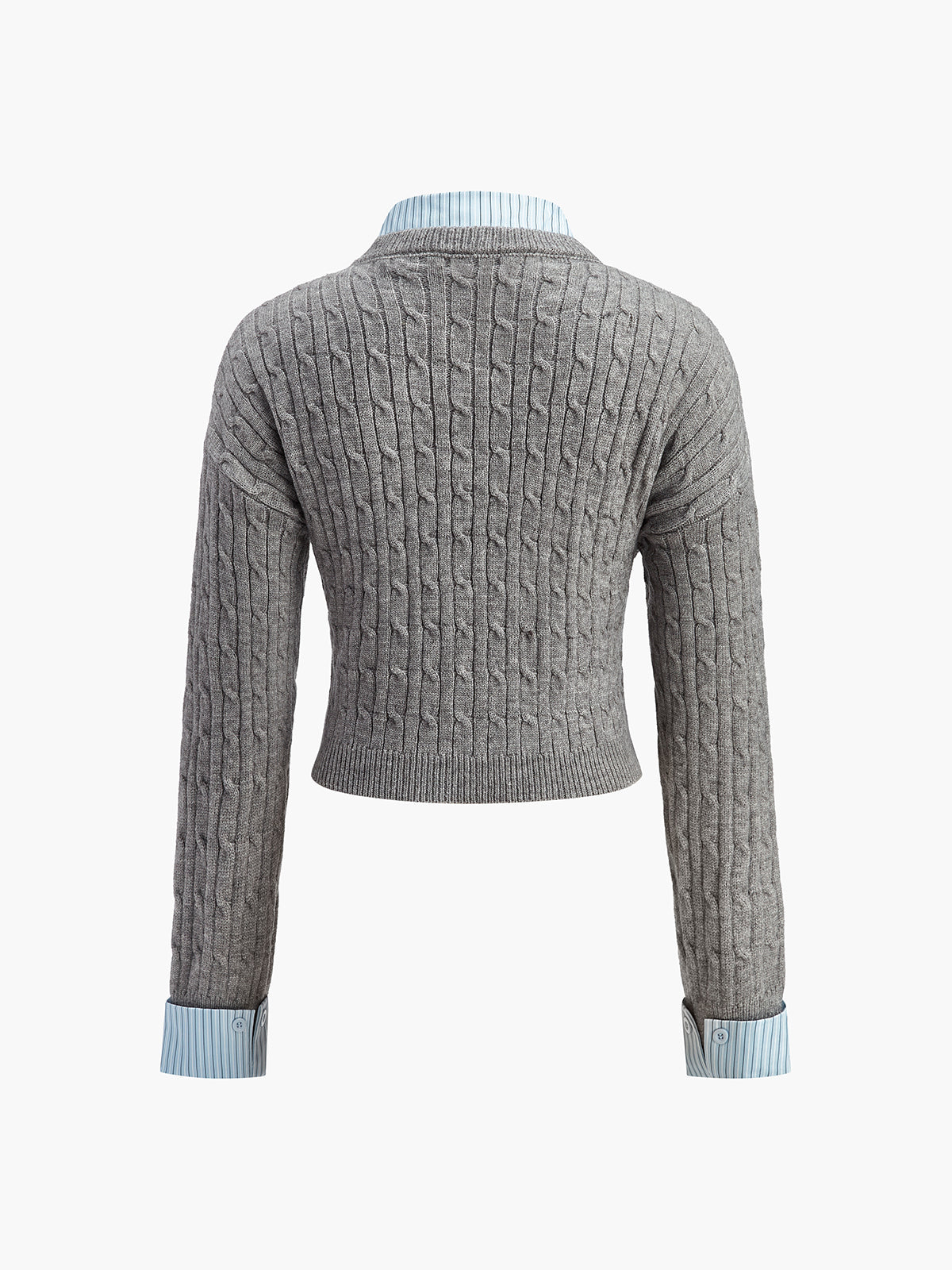 Leo | 2-in-1 Knittertop mit Knöpfen