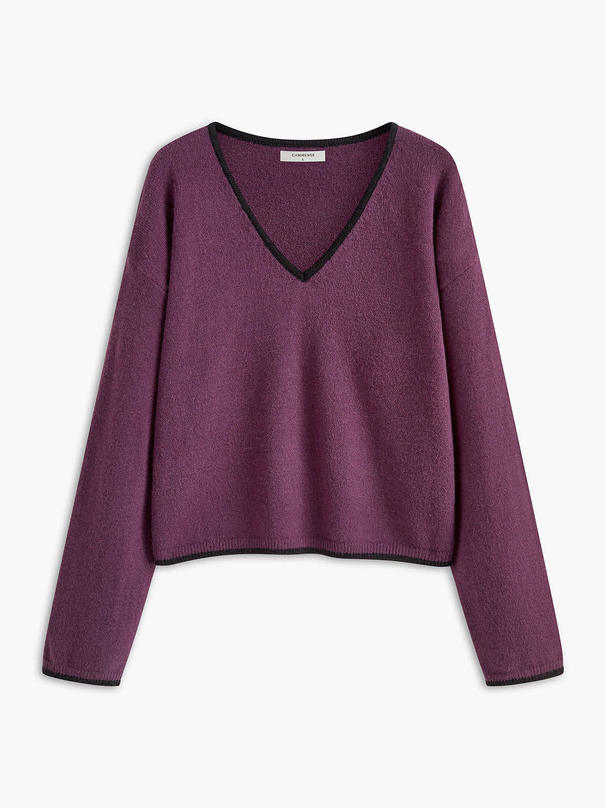 Sophie | Besticktes Schulterfreies Strickoberteil