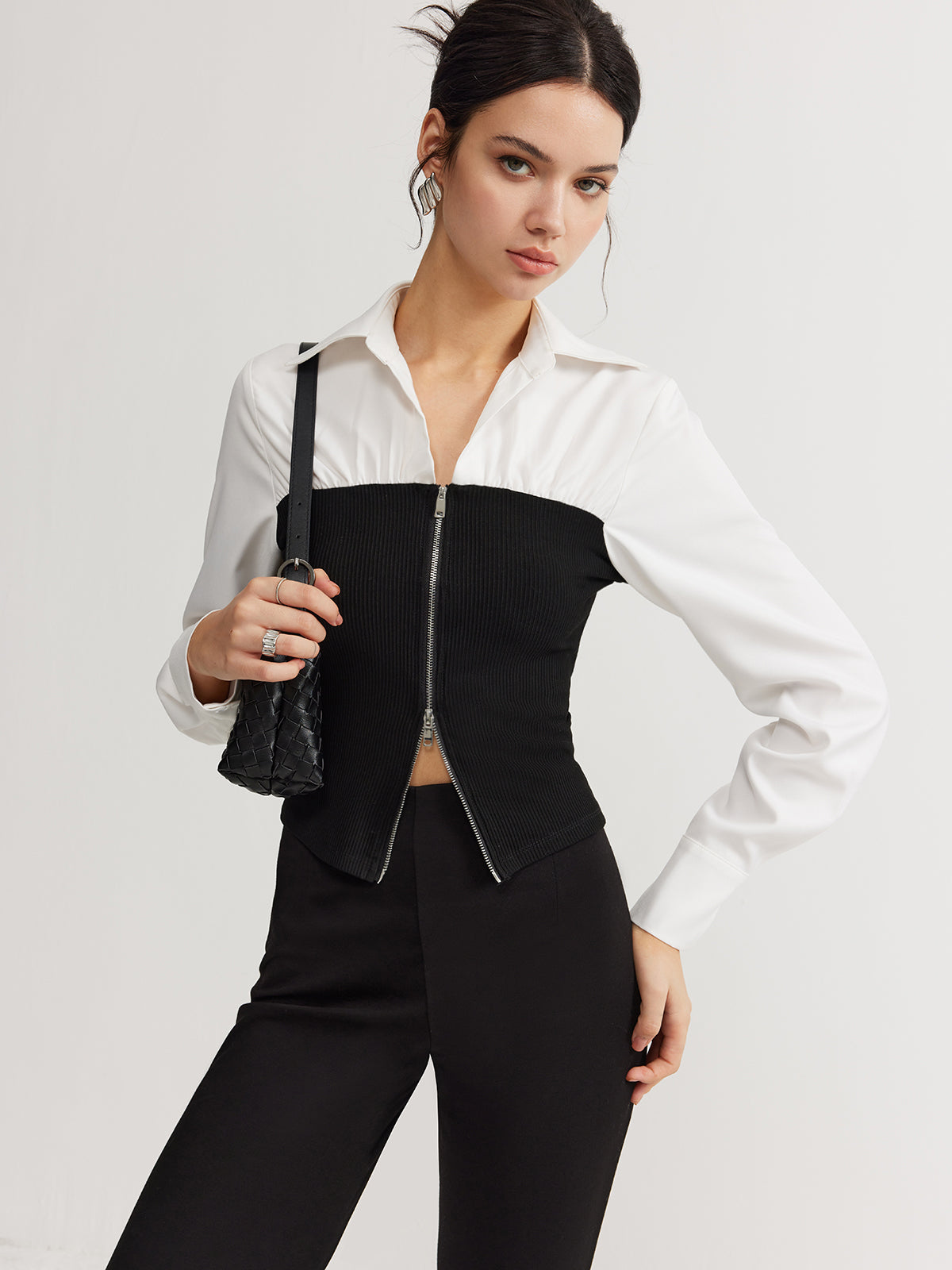 Max | Polo-Shirt mit Farbblock und Zwei-Wege-Reißverschluss