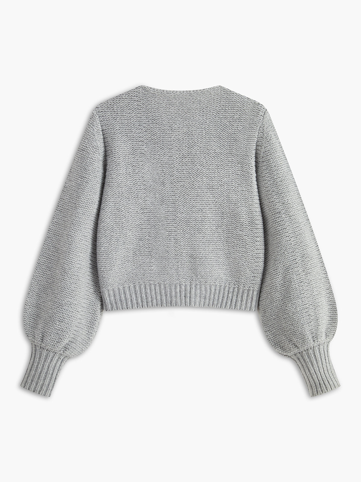 Anna | Romantisches Stricktop mit Schleife
