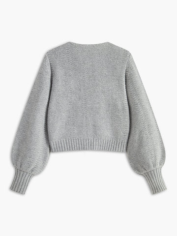 Anna | Romantisches Stricktop mit Schleife