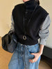 Max | Farbblockierter Lapel Pullover