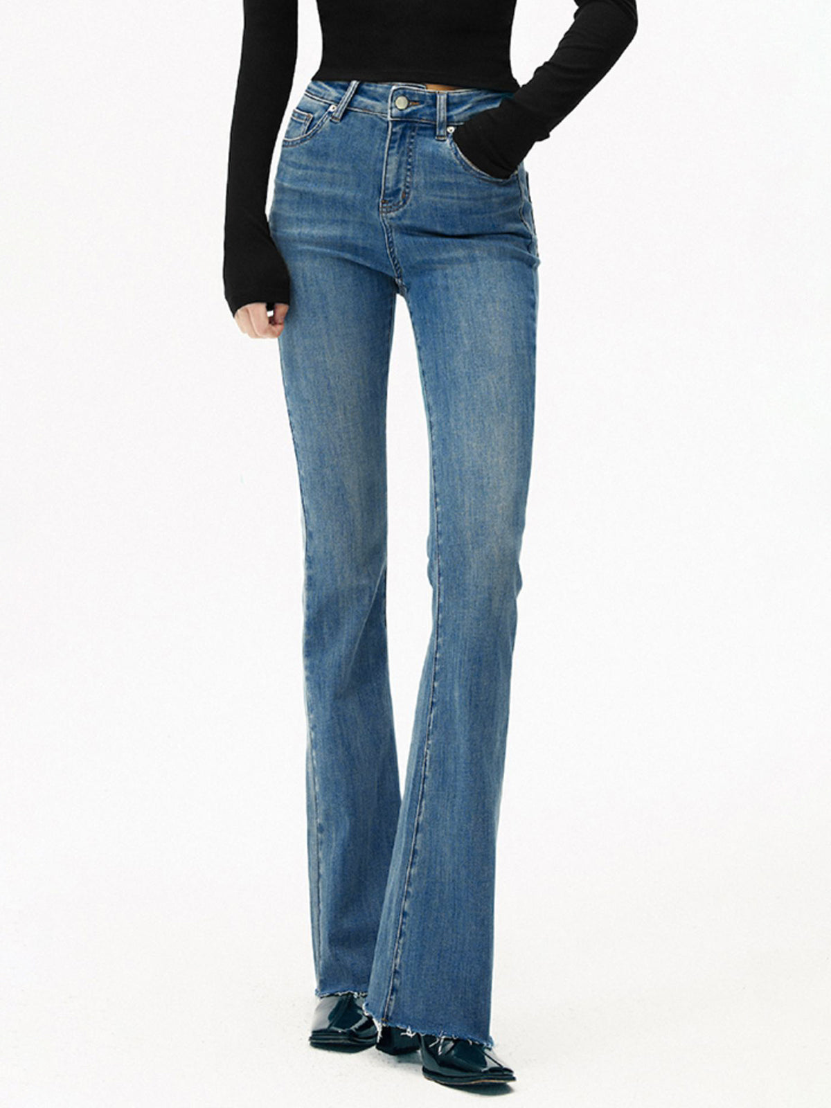 Clara | Elegante High-Waist Bootcut Jeans