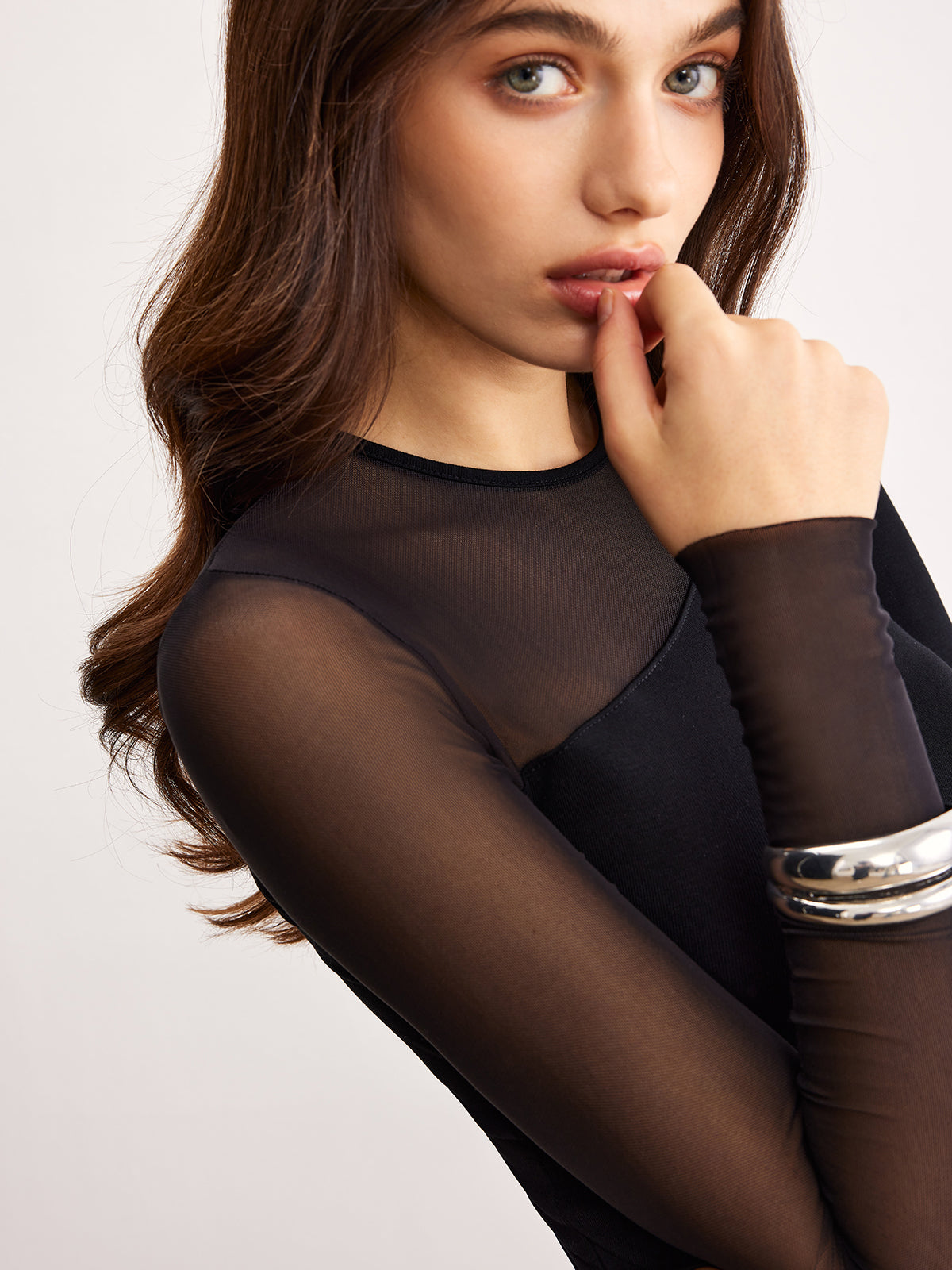 Clara | Asymmetrisches Jersey-Oberteil