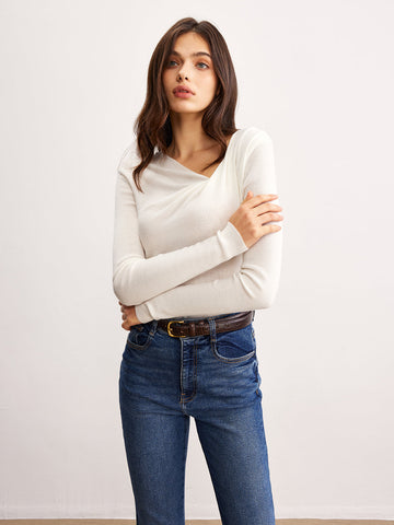 Clara | Eleganter Cold Shoulder Pullover