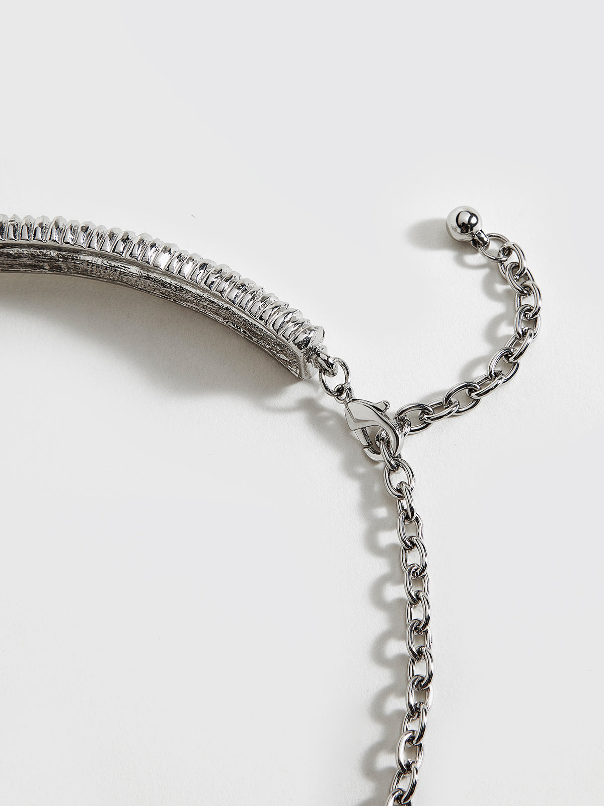 Greta | Retro Metall Twist Textur Choker