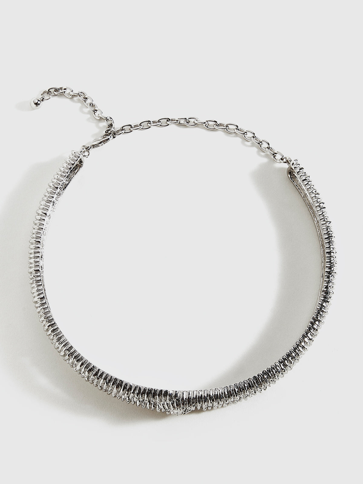 Greta | Retro Metall Twist Textur Choker