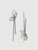 Bezaubernde Eleganz | Rhinestone Bow Tassel Ohrringe