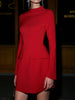 Clara | Schlichtes Mock Neck Kleid