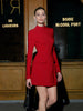 Clara | Schlichtes Mock Neck Kleid