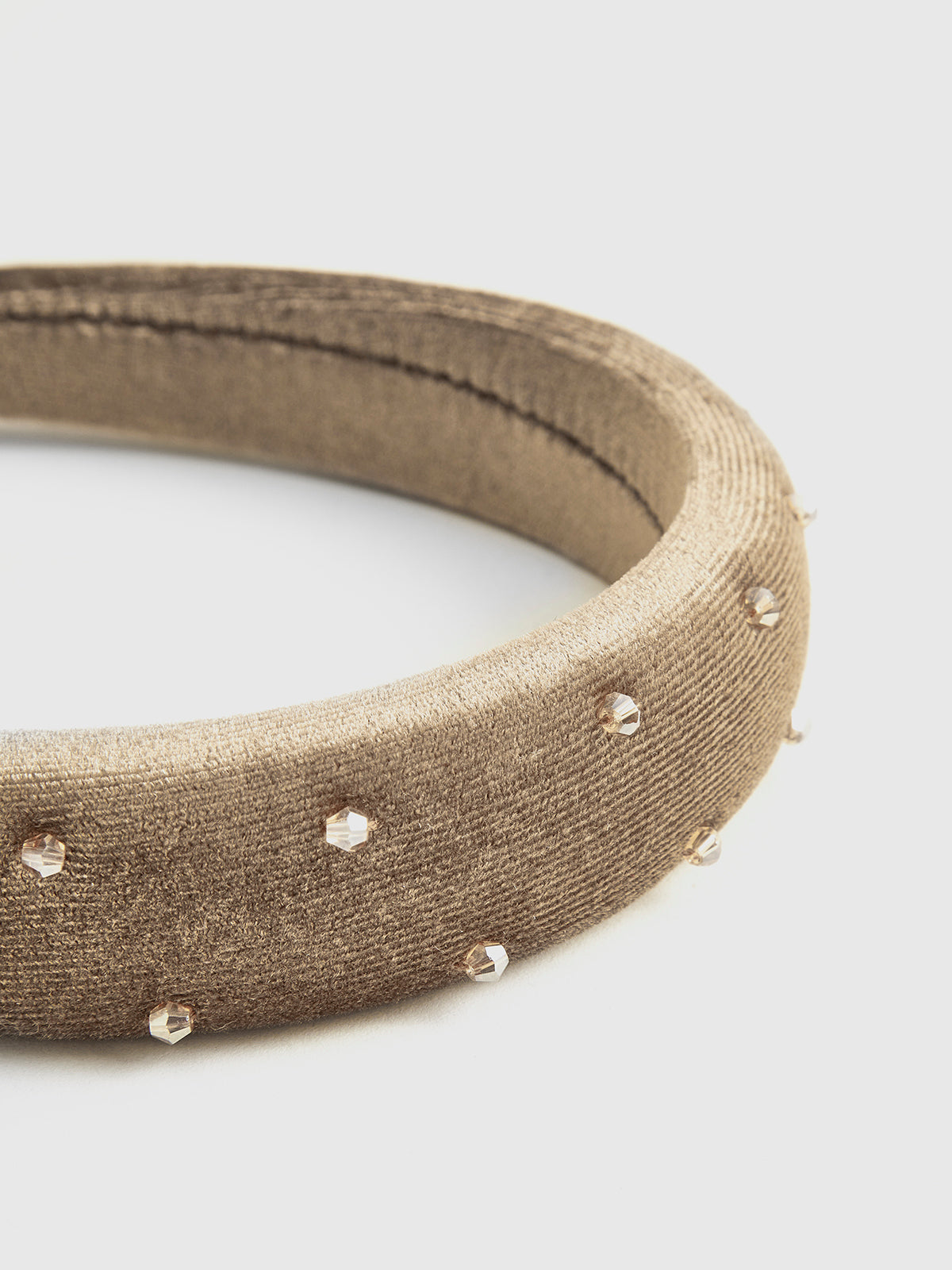 Leonie | Glamouröses Samt-Rhinestone-Haarband