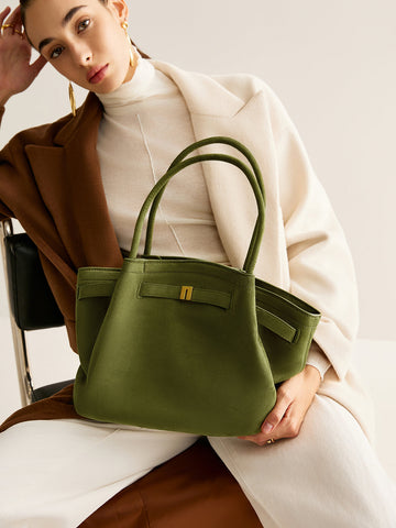 Lena | Elegante Wildlederimitat Tasche
