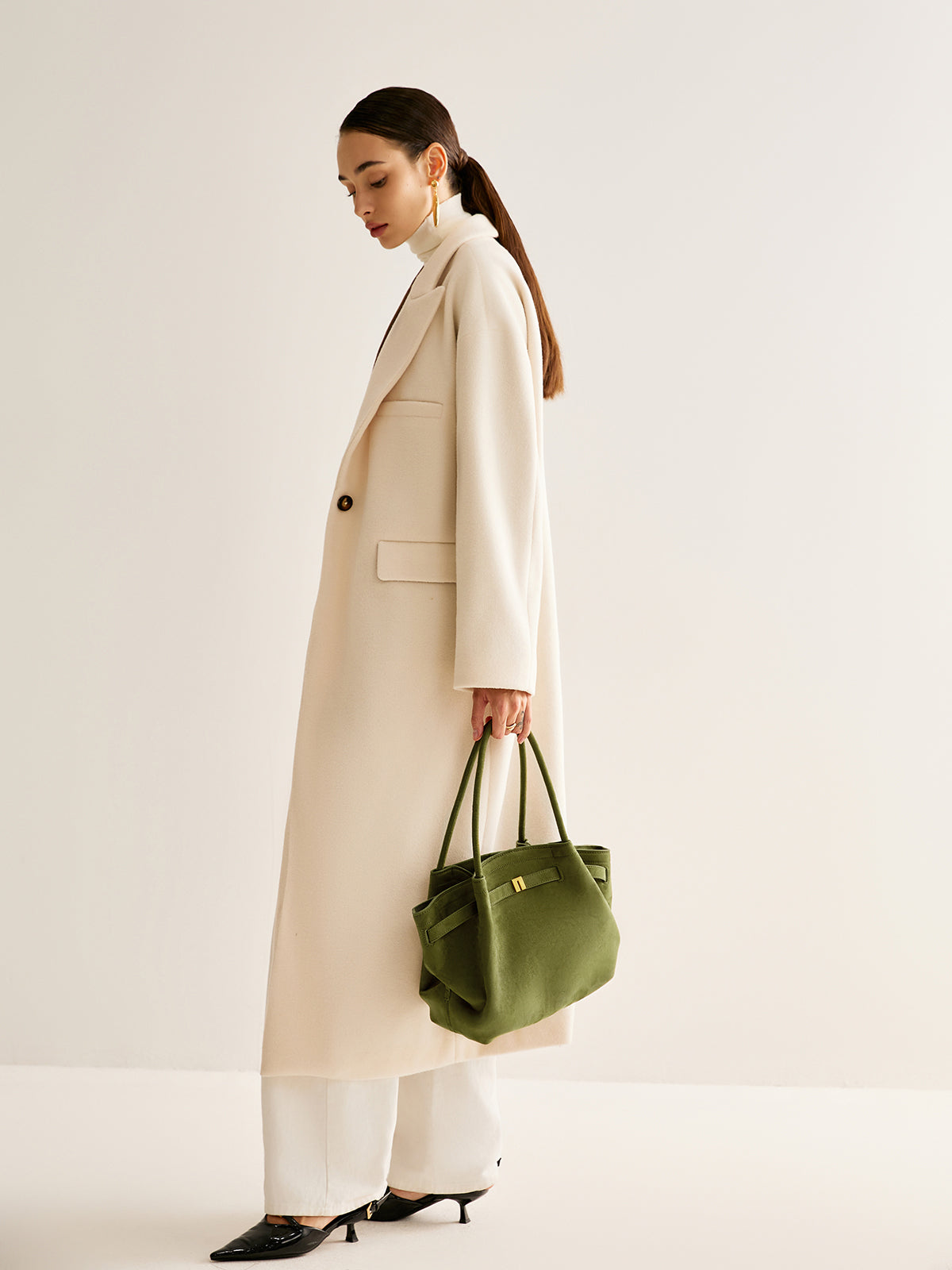 Lena | Elegante Wildlederimitat Tasche