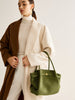 Lena | Elegante Wildlederimitat Tasche