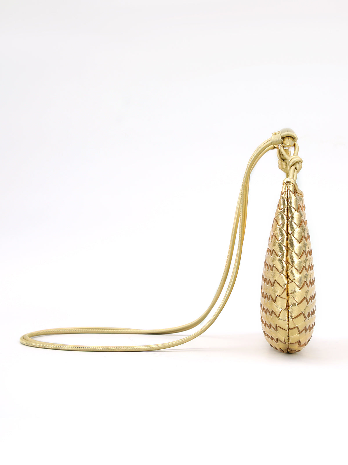 Sarah | Metallisch Geflochtene Tasche